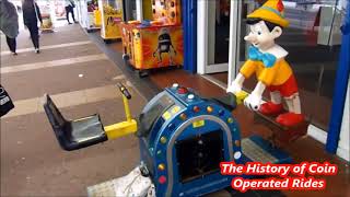 1980s ElektroMobiltechnik Coin Operated See Saw Kiddie Ride  Pinocchio [upl. by Inttirb60]