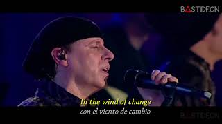 Scorpions  Wind Of Change Sub Español  Lyrics [upl. by Allesig]