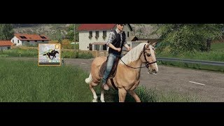 Farming Simulator 2019 Horse Mod Helper That Trains The Horses Easy Money Farm [upl. by Monti]