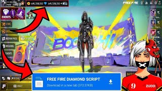 FREE FIRE UNLIMITED DIAMOND HACK DOWNLOAD MODE MENU TODAY OB46 UPDATE [upl. by Nanda]