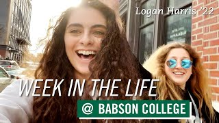 A week in the life of Babson College student Logan Harris 22  BabsonUnscripted student life [upl. by Oirramaj]