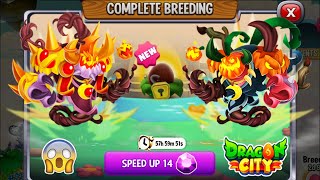 Dragon City High Hallows Dragon vs Halloween Dragon Skin EXCLUSIVE BREEDING 😱 [upl. by Oaht]