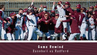 Virginia Tech Baseball  Game Rewind vs Radford [upl. by Serene]