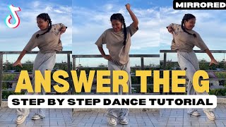 ANSWER THE G DANCE TUTORIAL Step by Step  Ana Bensig [upl. by Kcirad]