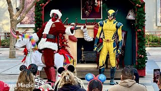 The Night Before Christmas  Deadpool  Holidays at the Disneyland Resort 2024 4K [upl. by Noivaz]