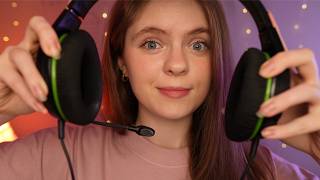 ASMR With Noise Canceling Headphones🎧 Personal Attention Makeup nails amp Gentle sounds [upl. by Morel]