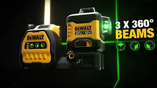 DeWalt 1218v Cross Line Green Beam Laser Level Kit DCE088D1G18GB [upl. by Amhser955]