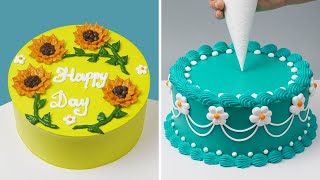 Stunning Cake Decorating Technique Like a Pro  Most Satisfying Chocolate Cake Decorating Ideas [upl. by Adim]