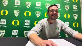 Dan Lanning postgame press conference after Oregons win at Stanford [upl. by Godard]