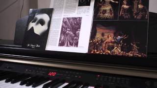 quotThink Of Mequot from Phantom Of The Opera  solo piano HD [upl. by Ifen]