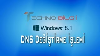 Dns Değiştirme Windows 81 [upl. by Allsun]