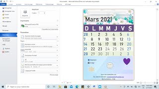 Comment Faire un calendrier avec Microsoft Word en 13 minutes [upl. by Haywood]