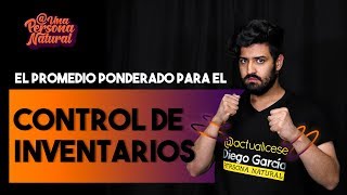 Método del promedio ponderado para el control de inventarios [upl. by Nostets114]