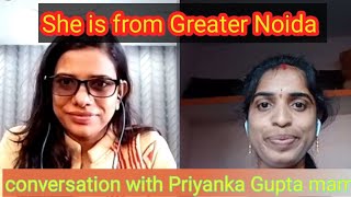 Nice conversation with Priyanka Gupta mam [upl. by Olivia]