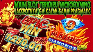 MAIN SLOT GACOR MICROGAMING TERBARU 9 BLAZING DIAMONDS [upl. by Esidnac]