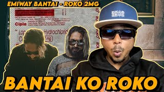 EMIWAY BANTAI  ROKO 2MG OFFICIAL AUDIO  DISS FOR KING   REACTION  🥶 [upl. by Rebmat]