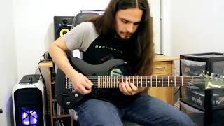 VEIL OF MAYA  quotDoublespeakquot Guitar Cover [upl. by Sallyanne]