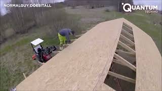 Building a wooden pallet shed with your own hands step by step [upl. by Moran]