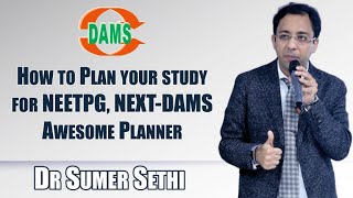 How to Plan your study for NEETPG NEXTDAMS Awesome Planner [upl. by Hanonew]