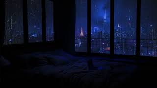 Relaxing Sound of Rain in the Dark Bedroom  No Ads 🌧️ Rain Sounds for Sleep  Study Meditation [upl. by Levine]