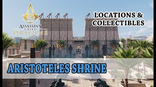 Assassins Creed Origins  Aristoteles Shrine Locations Collectibles [upl. by Nore]