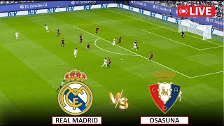 🔴En Vivo  Real Madrid vs Osasuna I LaLiga Live Football Match Streaming Today eFootball Pes 21 [upl. by Gavriella995]