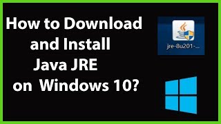 How to Download and Install Java JRE Java Runtime Environment on Windows 10 [upl. by Coulombe]