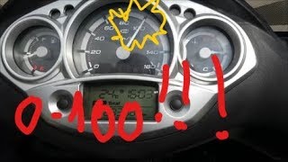 Yamaha xcity 250 with GPR EXHAUST ACCELERATION amp SOUND [upl. by Yerfdog]