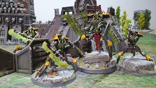 Necrons vs Death Watch 10th edition Warhammer 40k battle report [upl. by Estis]