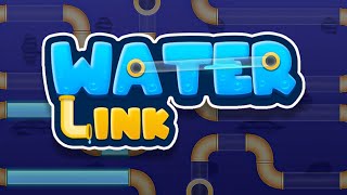 Water Link  Pipe Puzzle Android Gameplay [upl. by Nyrrat191]