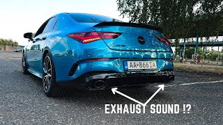 2024 MercedesAMG CLA 35  Exhaust sound 4K [upl. by Amla352]