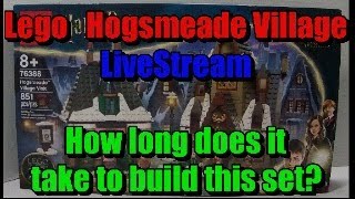 Can You Really BUILD the ENTIRE Lego Harry Potter Hogsmeade Village Set in ONE DAY [upl. by Burnight]