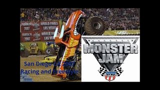 Monster Jam San Diego CA 2007 RacingFreestyle 12007 Re Done [upl. by Eimyaj]