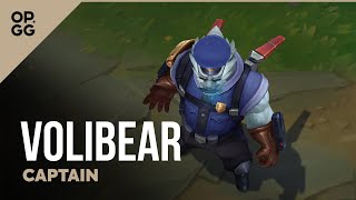 Captain Volibear  OPGG Skin Review  League of Legends [upl. by Namdor925]