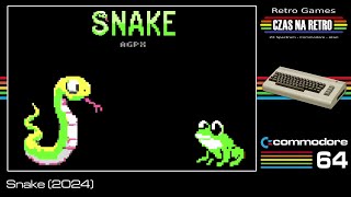 Snake Preview 2024  Commodore 64 [upl. by Ybocaj775]