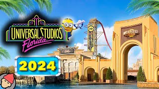 Universal Studios Florida RIDES amp ATTRACTIONS 2024  Universal Orlando Resort [upl. by Rimola]