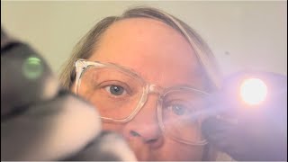 Most Detailed amp Tingly ASMR Eye Exam  Light amp Visual Triggers  Intense Glove Sounds  Optometrist [upl. by Anailuj]