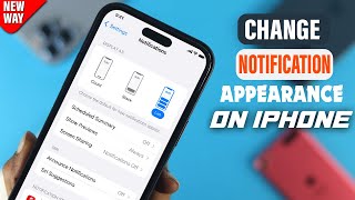 iPhone 13 Pro1313 Pro Max How To Change Notification Appearance On iPhone [upl. by Odnumyar176]