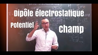 Dipôle électrostatique 23  potentiel et champ [upl. by Suzetta]