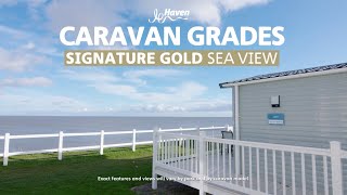 Signature Gold Sea View Caravan  Haven Accommodation Grades [upl. by Warfourd]