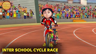 Inter School Cycle Race  Shiva Ep 5  Shiva Action Story  New Animated Story  Boonie Bears Hindi [upl. by Nirmak]