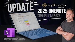 New Features for 2025 OneNote Digital Planner [upl. by Leaper]