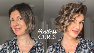 Heatless Curls For SHORT Hair  Shonagh Scott [upl. by Timotheus]