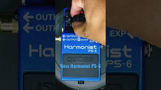 Boss Harmonist PS6 bosspedals ps6 stompbox guitareffects pitchshifting guitar [upl. by Nnaecarg333]