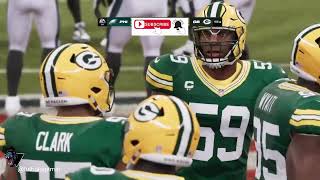 gameplay Madden 24 🎮 Eagles vs Packers [upl. by Durno]