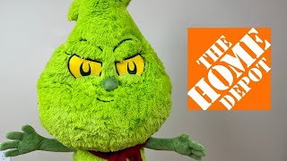 Mini Grinch Animatronic 2024 Home Depot Unboxing amp Demo [upl. by Livvy]