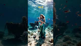 Mermaid Let’s take a look at the underwater world Beautiful moments underwater Mermaid [upl. by Naitirb10]