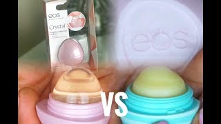 NEW EOS Crystal lip balm Review amp Unboxing [upl. by Winonah]