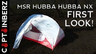 MSR Hubba Hubba NX 2 Person Tent First Look [upl. by Bamby]