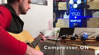 Wampler Ego Mini Compressor Demo with Taylor 210e [upl. by Drais419]